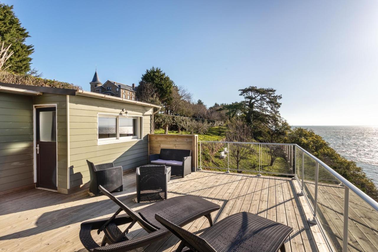 Jardin Sur L'Eau - Appt Vue Mer Cancale Kültér fotó