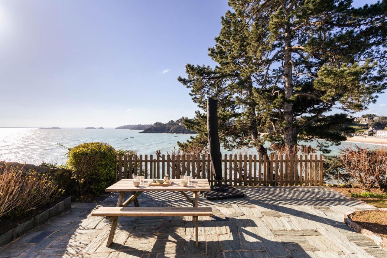 Jardin Sur L'Eau - Appt Vue Mer Cancale Kültér fotó